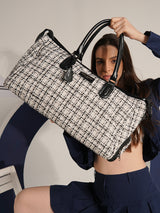 Wall Street White London Duffle Bag