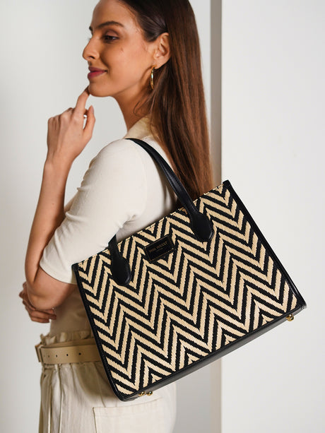 Boulevard Luxe Printed London Handbag