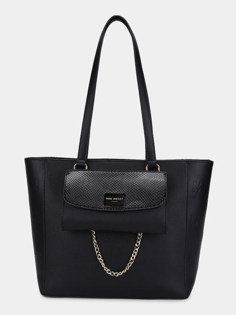 Buckingham Black London Tote