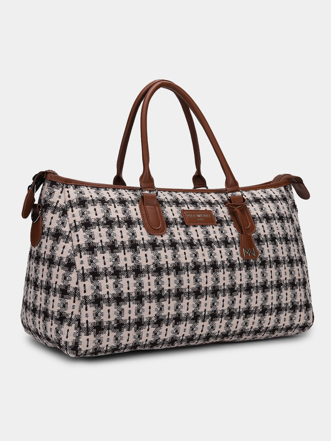 Wall Street Brown and Black London Duffle Bag