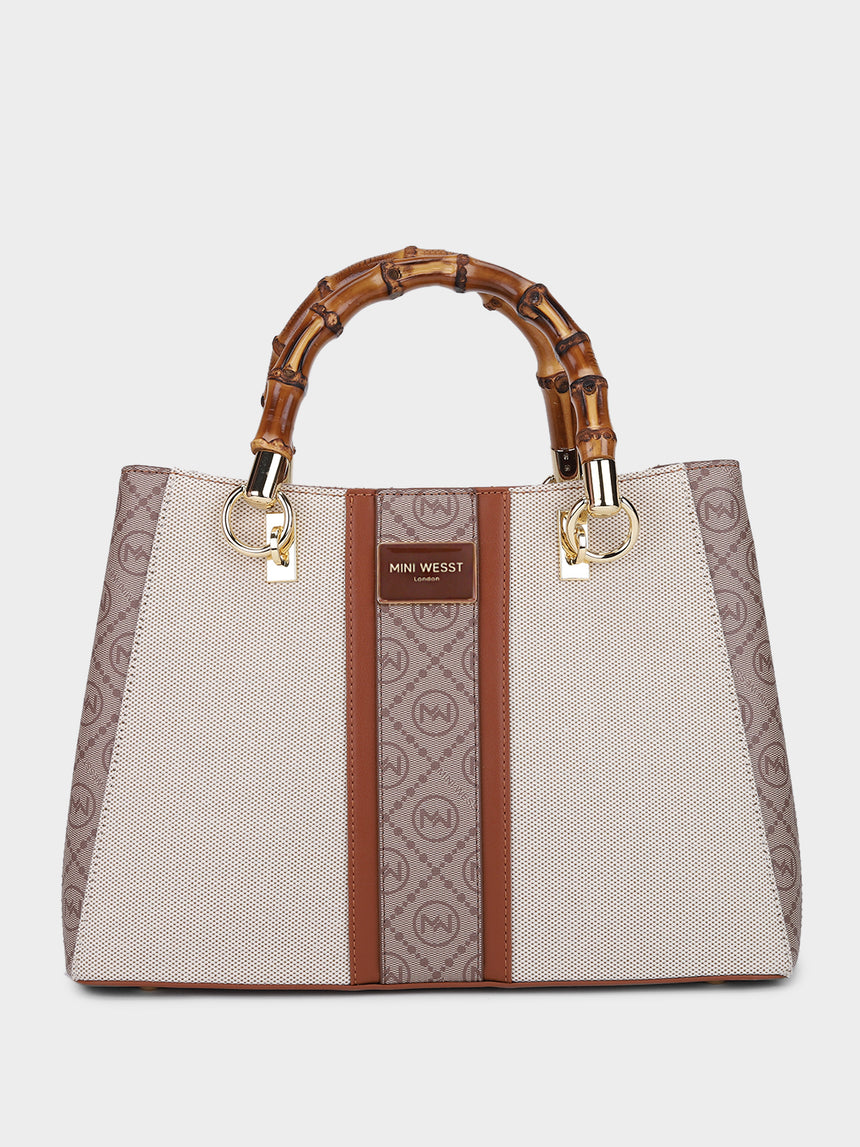 Ada Luxury Beige London Handbag