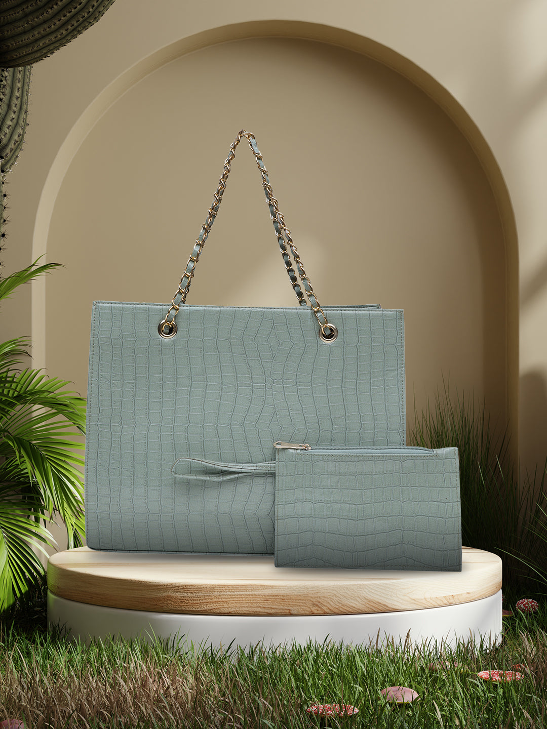 Nora Classic Green Tote Bag