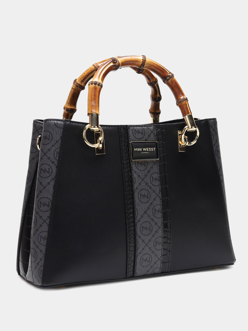 Ada Luxury Black London Handbag