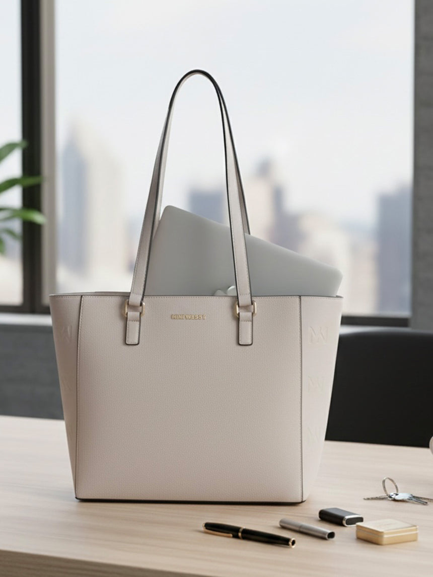 Buckingham White London Tote