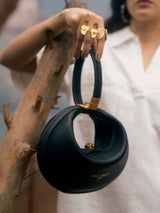 The Moon 4 Ways Black London Handbag