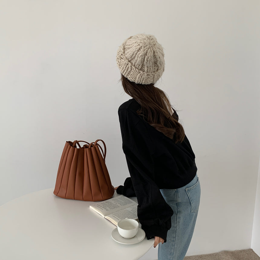 Leo Brown Shoulder Bag With Pouch