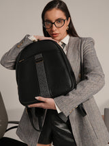 Noha Luxury Black London Backpack