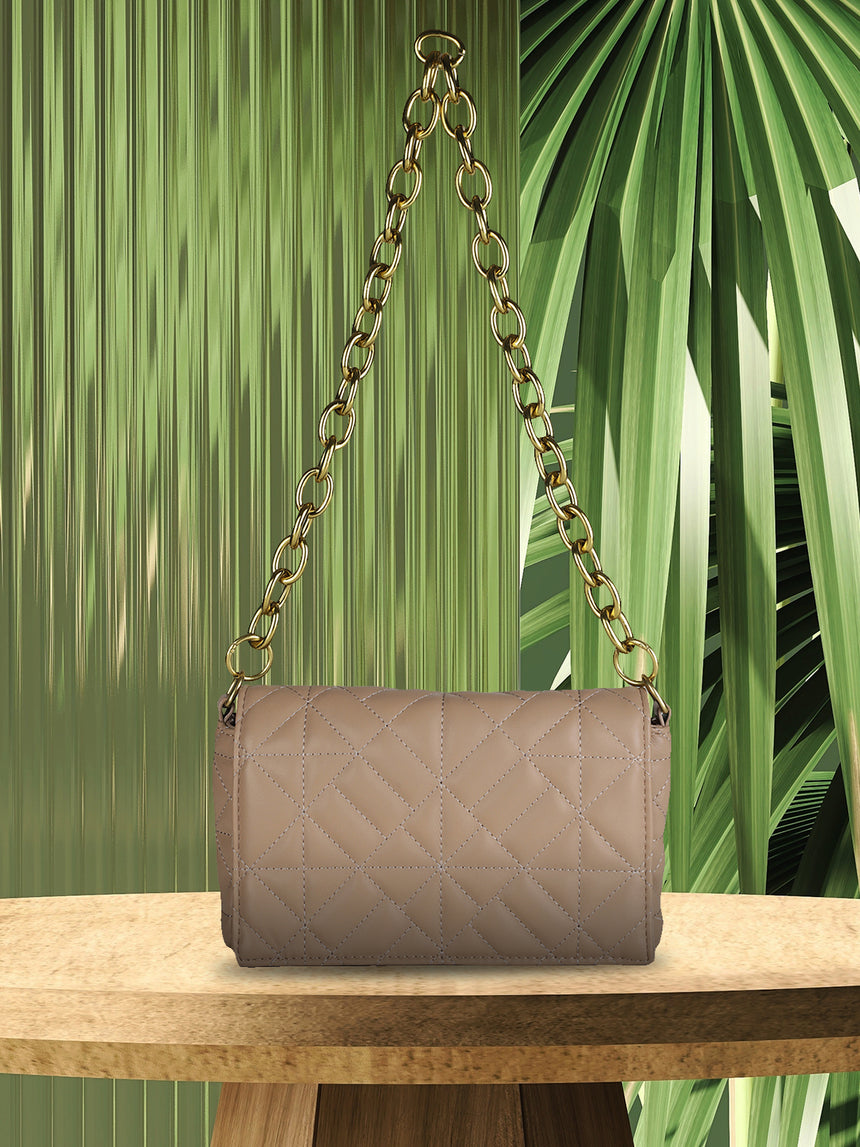 Casual Solid Shoulder Bag