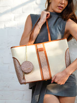 Piccadilly Square Beige London Tote