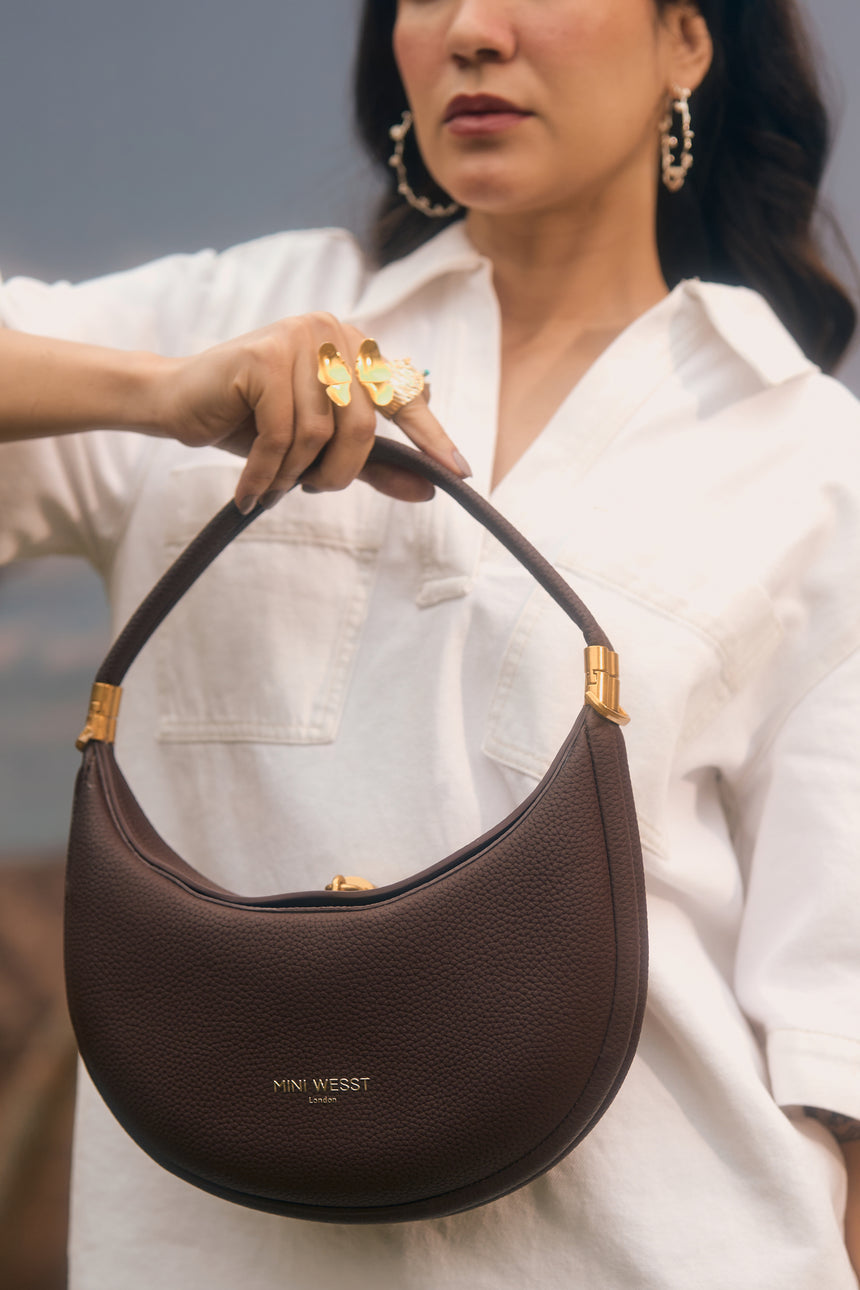 The Moon 4 Ways Brown London Handbag