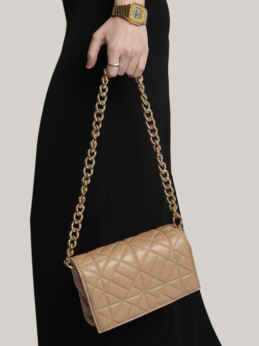 Casual Solid Shoulder Bag
