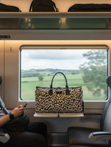 Wall Street Black and White London Duffle Bag