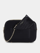 Uptown Luxe Black London Crossbody