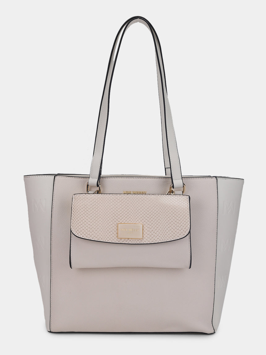 Buckingham White London Tote