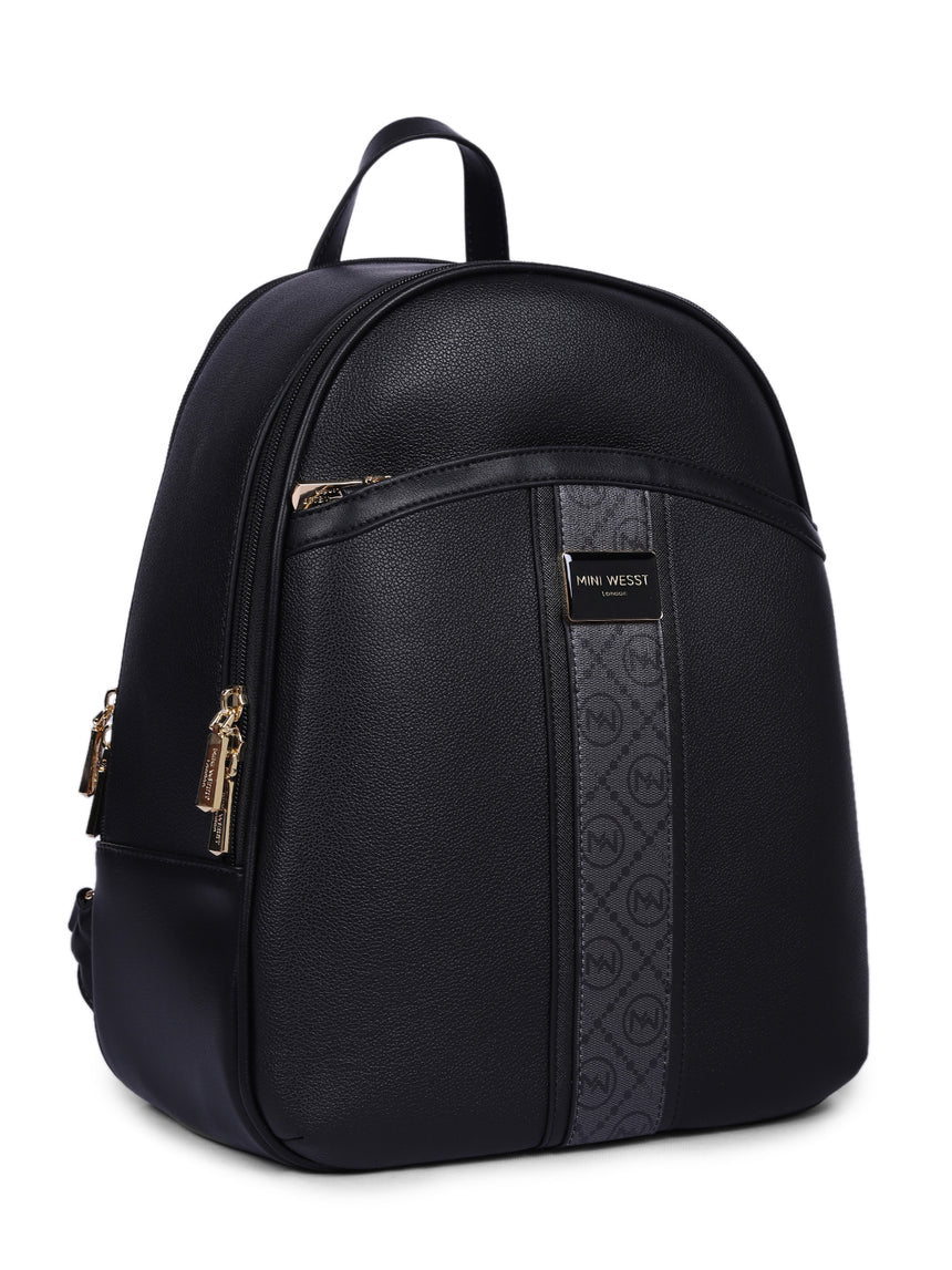 Noha Luxury Black London Backpack