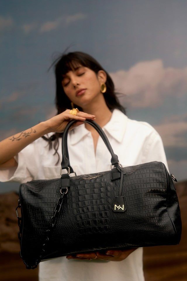 Soho Classic Black Duffle