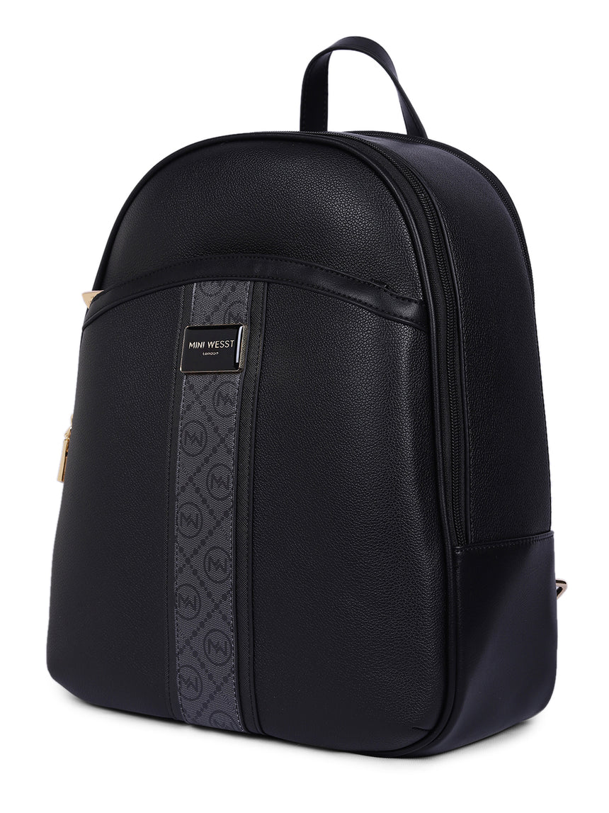 Noha Luxury Black London Backpack