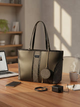 Piccadilly Square Black London Tote
