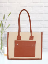 Your Grace Beige Tan Tote Bag