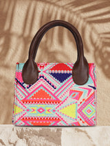 Women's Printed Handheld Bag