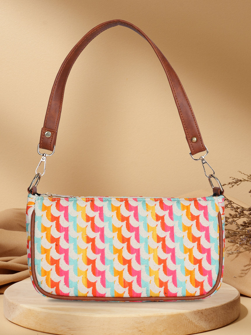 Women's Printed Handheld Bag