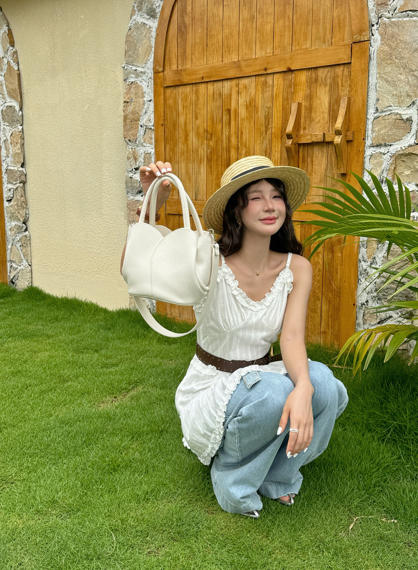 TULIP BUCKET HANDBAG