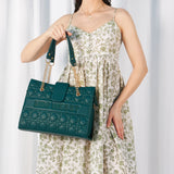 Mini Wesst Signature Green Tote