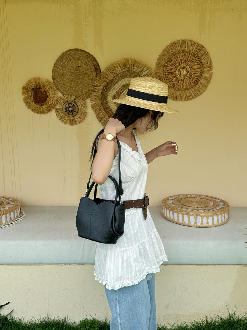 TULIP BUCKET HANDBAG