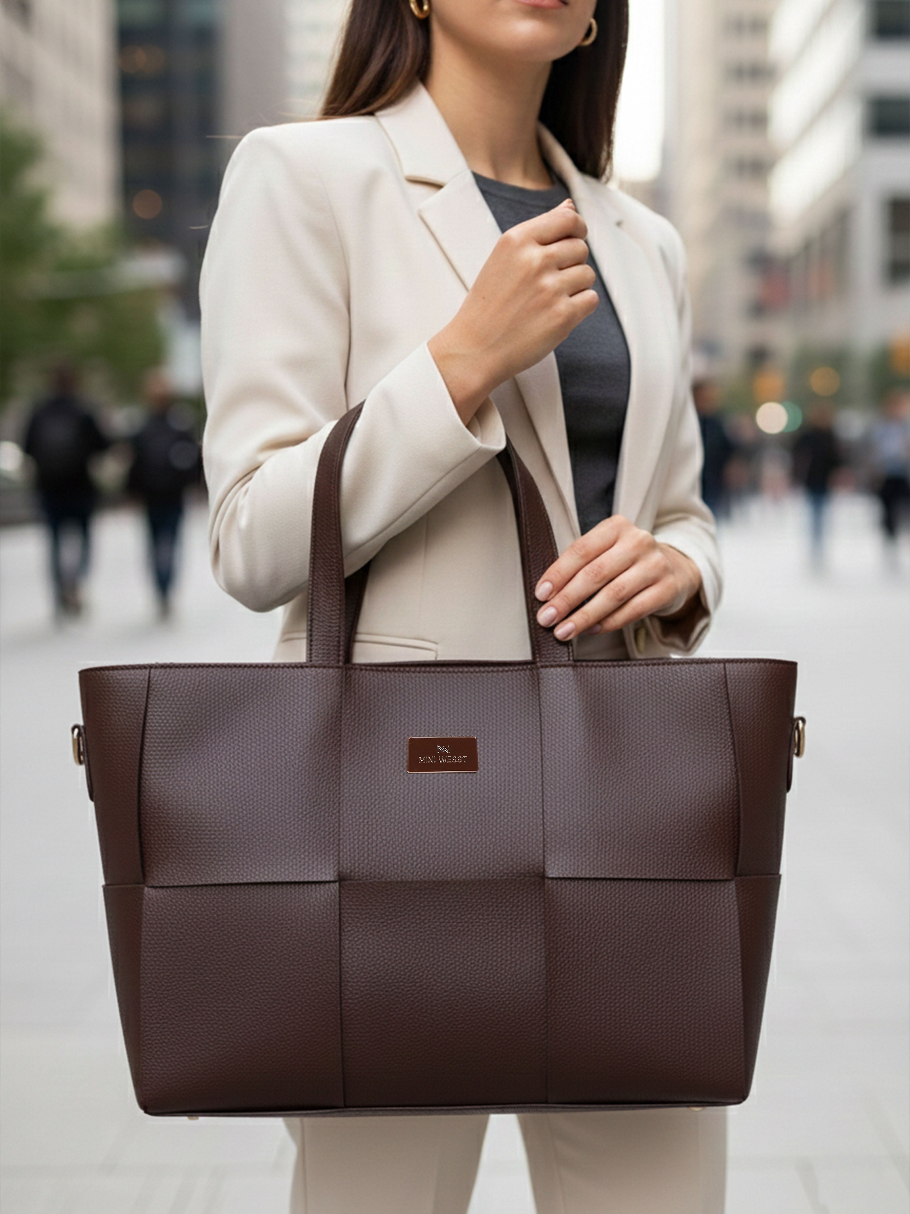 Executive Brown Tote Bag