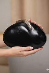 Margaret Black Clutch