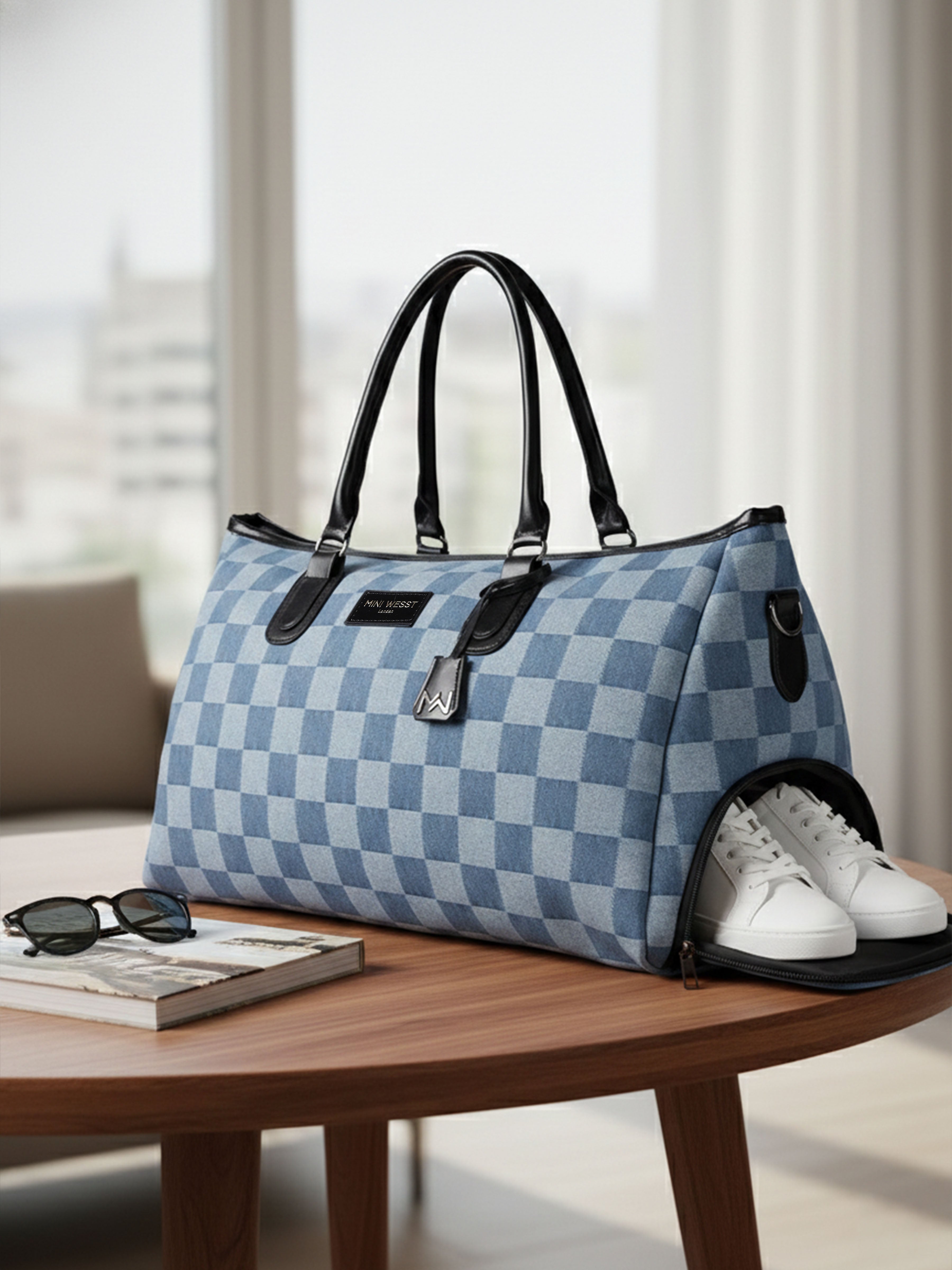 Wall Street Blue London Duffle Bag