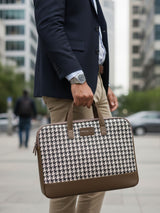 Bourbon Brown London Street Bag With Pouch