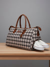Wall Street Brown and Black London Duffle Bag
