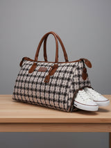 Wall Street Brown and Black London Duffle Bag