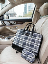 Bourbon Blue London Street Bag With Pouch