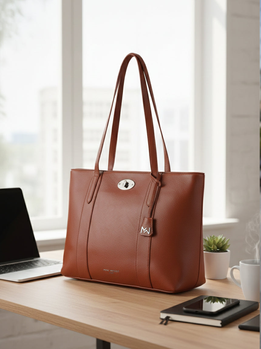 Ava Classic Tan Tote