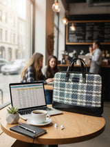 Bourbon Blue London Street Bag With Pouch