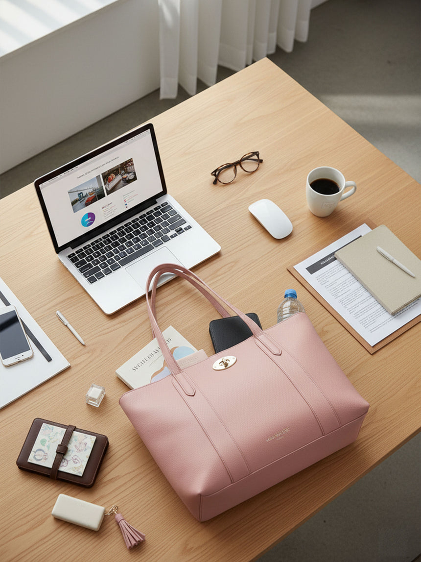 Ava Classic Pink Tote