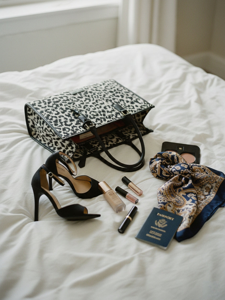 Times Square Luxury Printed London Tote