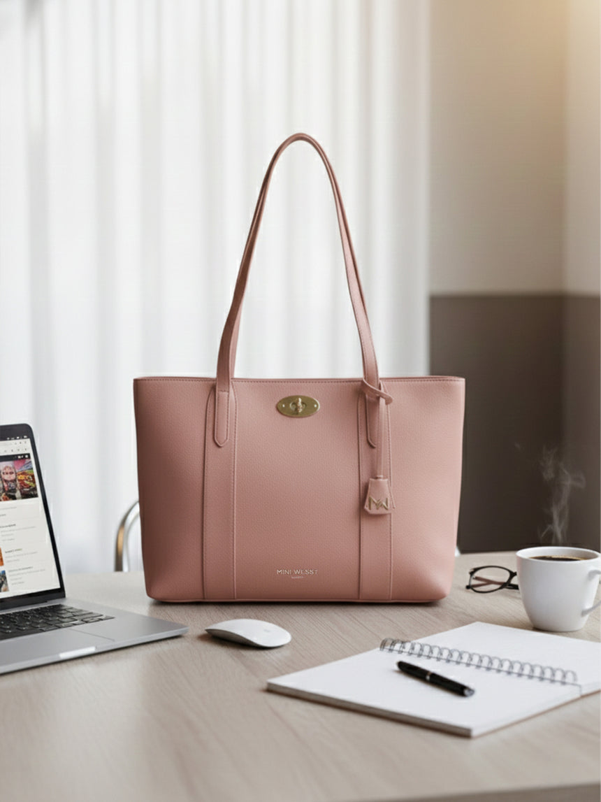 Ava Classic Pink Tote