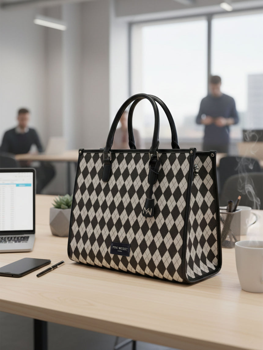 Times Square Luxury Printed London Tote