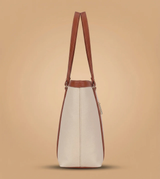Jessica Beige Classic Tote Bag