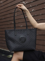 East West Black London Tote