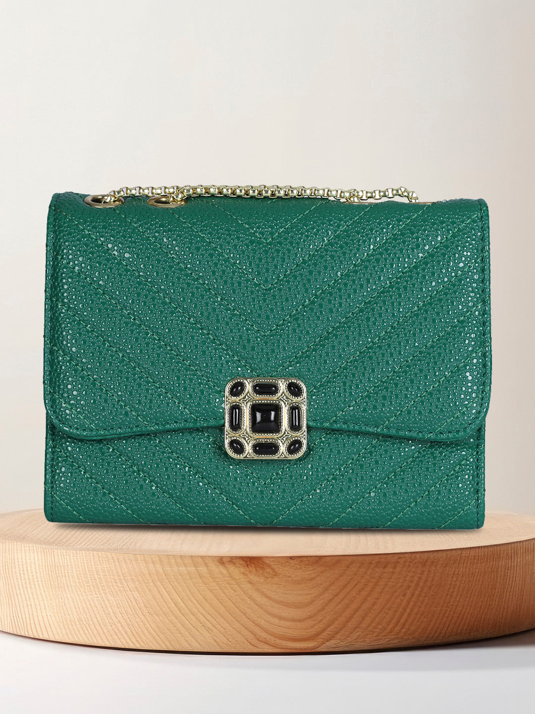 Women's Green Sling Bag