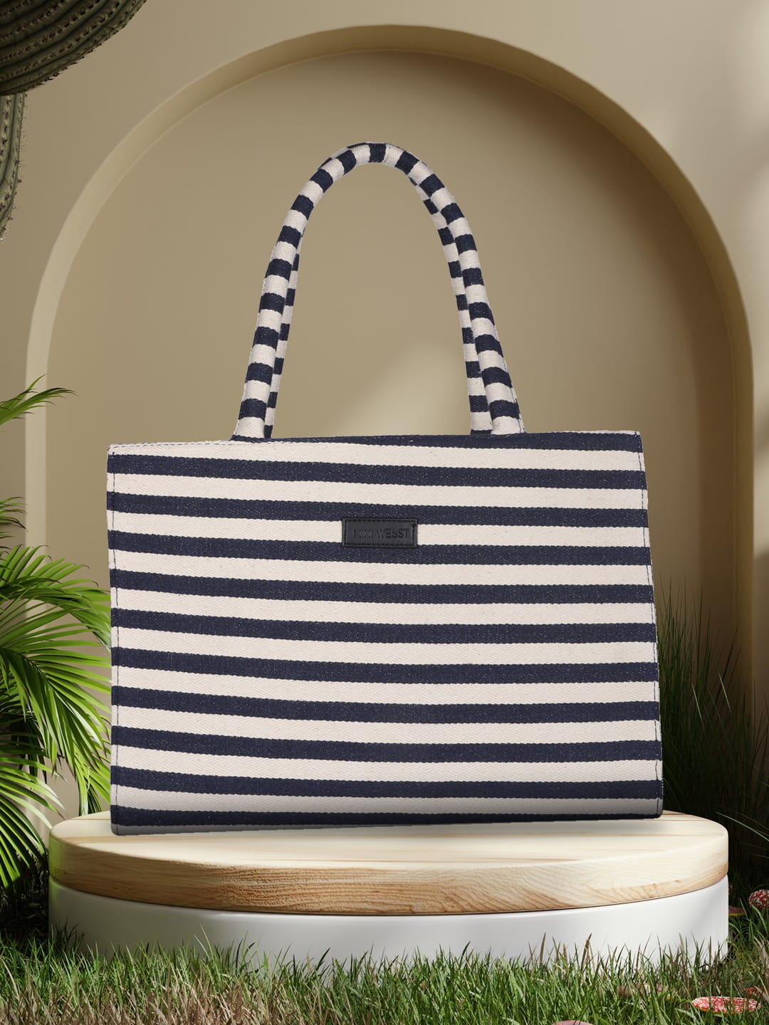 Mr. Stripes  Tote Bag