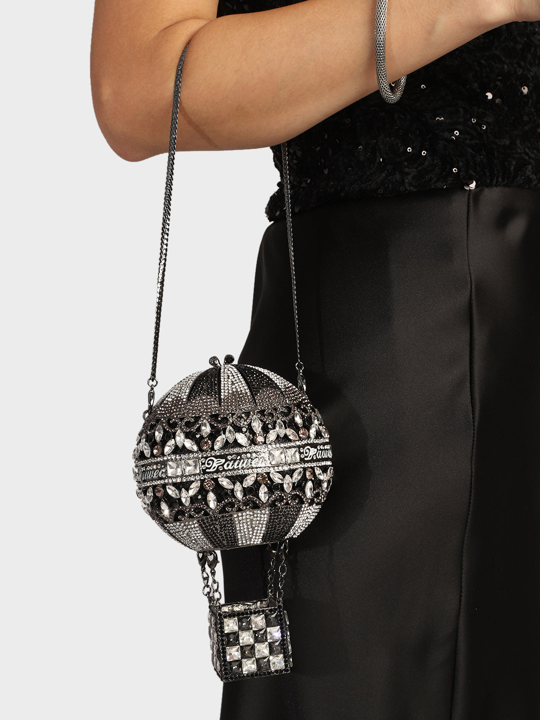 Hot Air Balloon Multicoloured Clutch