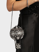 Hot Air Balloon Multicoloured Clutch
