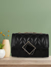 Carol Black Casual Solid Sling Bag