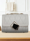 Carol White Casual Solid Sling Bag