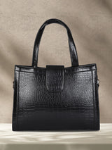 Mrs. Gavin Black Signature Hand Bag